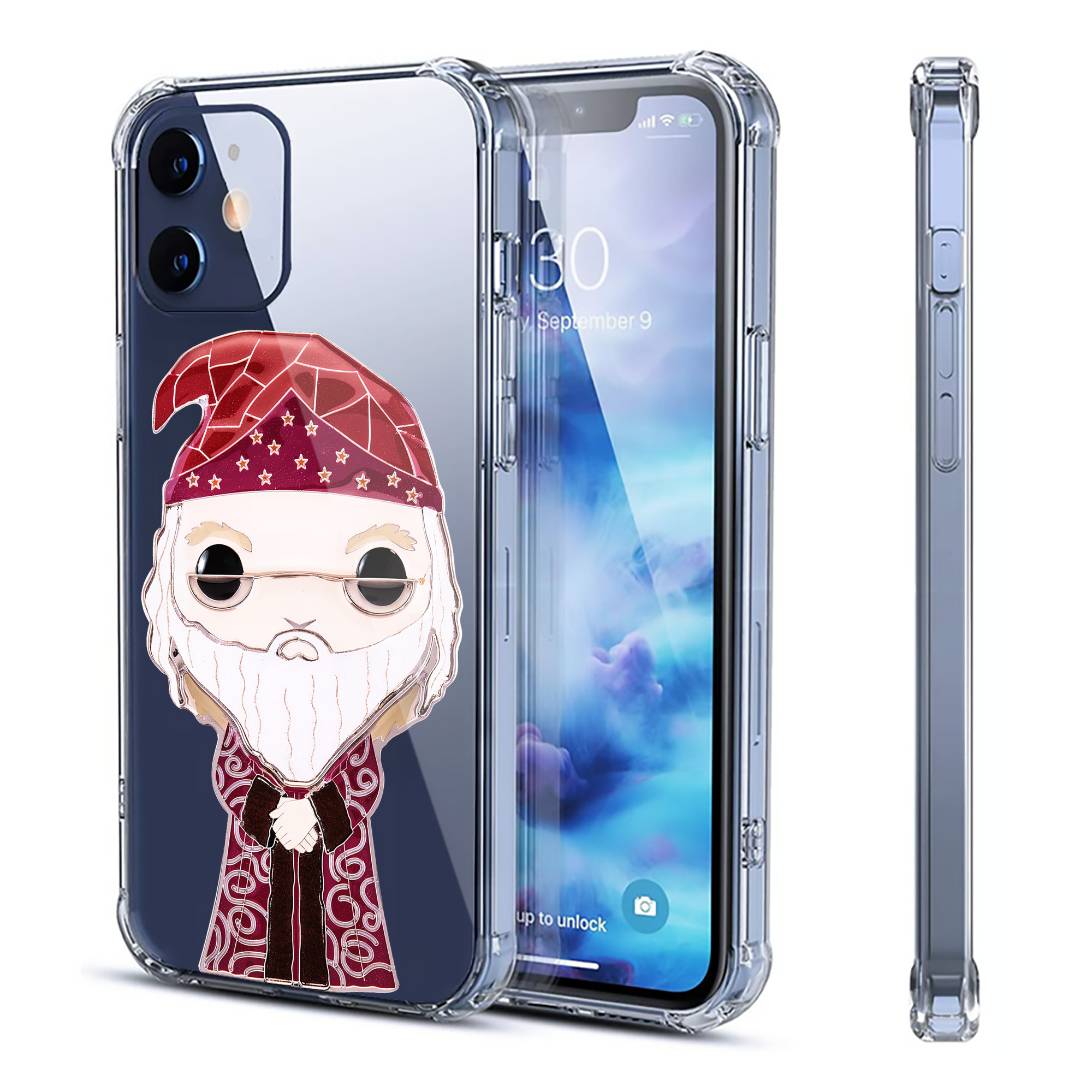 （画像用） Harry Potter ハリー・ポッターシリーズ 【iPhone 12シリーズ対応】透明スマホケース（クリアソフトケース）